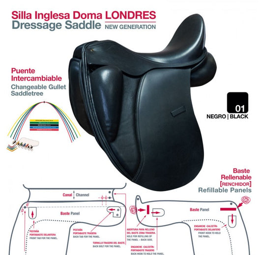SILLA INGLESA DOMA LONDRES - Tienda Hípica Online | D’Hispania ®