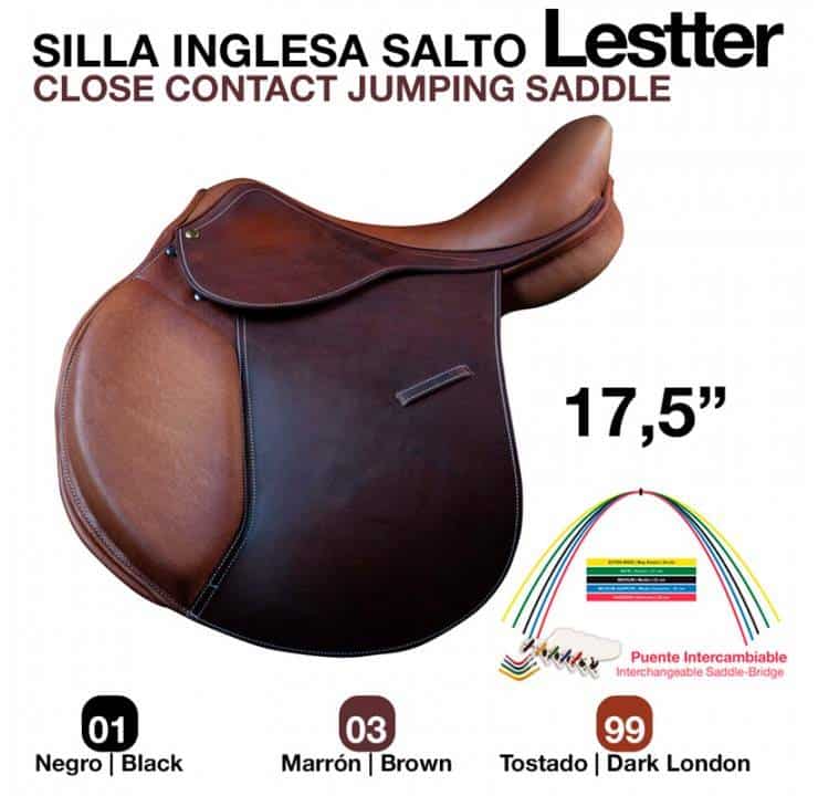 SILLA INGLESA SALTO LESTTER - Tienda Hípica Online | D’Hispania ®