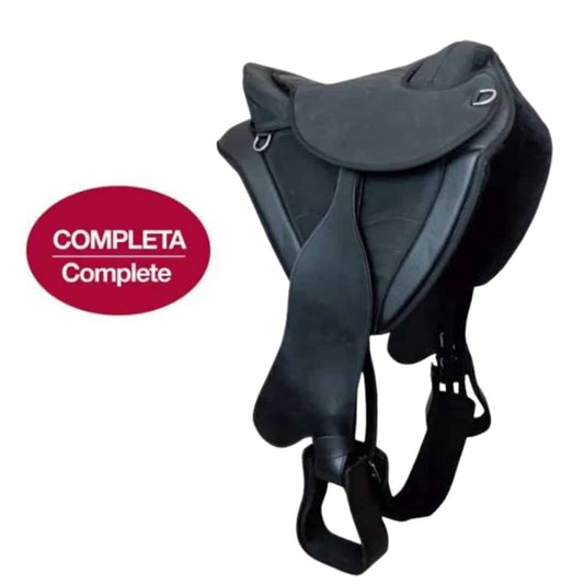 SILLA MARCHA BAREBACK COMPLETA NEGRO - Tienda Hípica Online | D’Hispania ®