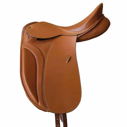 Silla de doma clásica Marjoman Dressage Granada de Tienda Hípica D'Hispania, silla inglesa para equitación con diseño elegante.