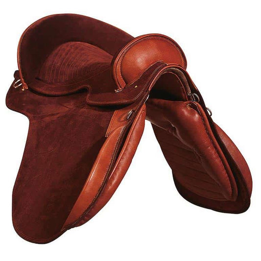 SILLA MARJOMAN ESPAÑOLA ANTE - Concepto Original Monta Española Clásica Serraje - Tienda Hípica Online | D’Hispania ®