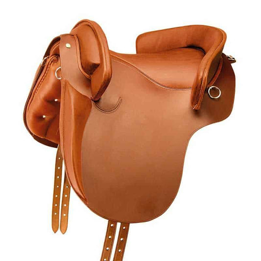 SILLA MARJOMAN POTRERA JEREZ RODILLERA TACO CUERO - Cuero Excepcional Jinetes Exigentes - Tienda Hípica Online | D’Hispania ®