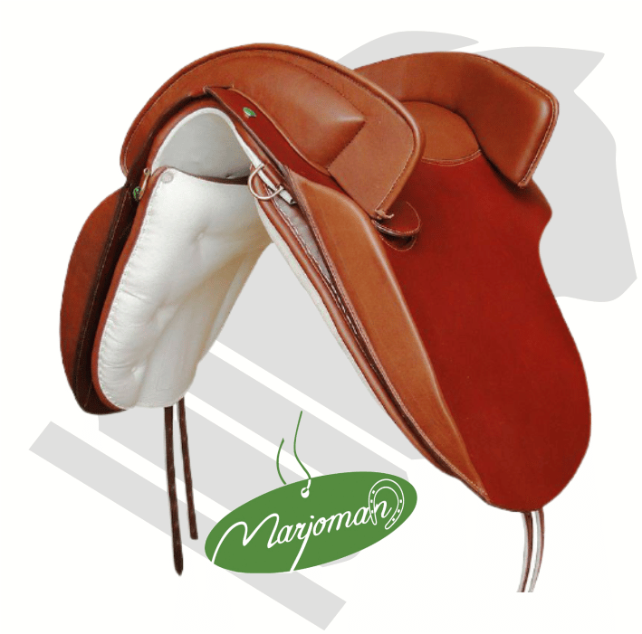 SILLA MARJOMAN POTRERA JEREZ RODILLERA TACO CUERO - Cuero Excepcional Jinetes Exigentes - Tienda Hípica Online | D’Hispania ®