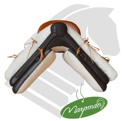 SILLA MARJOMAN VAQUERA CORDERO MOTEADA - Tienda Hípica Online | D’Hispania ®