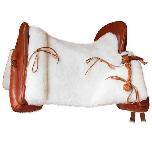 SILLA MARJOMAN VAQUERA LISA BORREGO SINTETICO - Tienda Hípica Online | D’Hispania ®