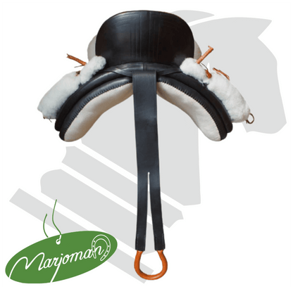 SILLA MARJOMAN VAQUERA MIXTA CORDERO LISA - Tienda Hípica Online | D’Hispania ®