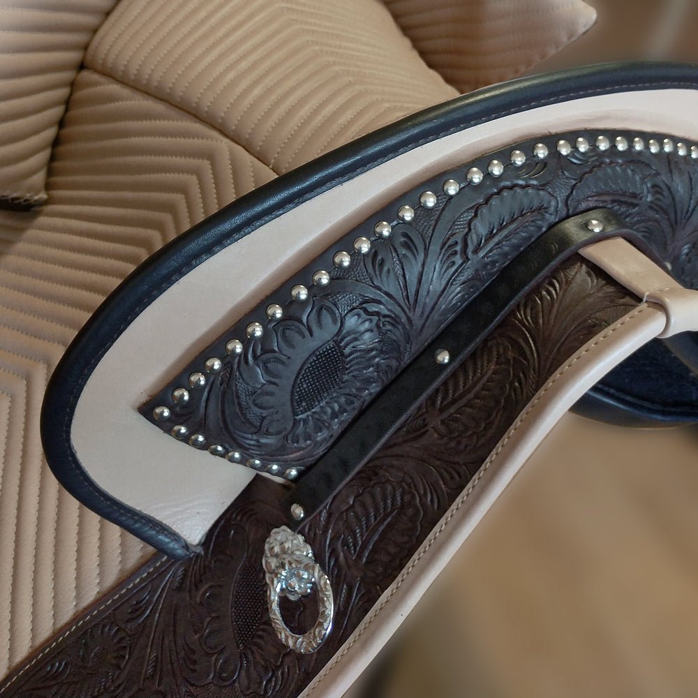 SILLA PORTUGUESA AZSH789 BEIG/MARRÓN - Tienda Hípica Online | D’Hispania ®