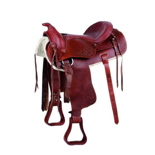 SILLA TEJANA N. 112 CUERO ENGRASADO - Tienda Hípica Online | D’Hispania ®