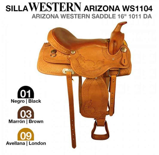 SILLA WESTERN ARIZONA WS1104 - Tienda Hípica Online | D’Hispania ®