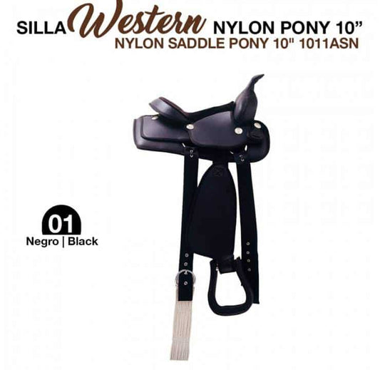 SILLA WESTERN NYLON PONY 10 - Tienda Hípica Online | D’Hispania ®