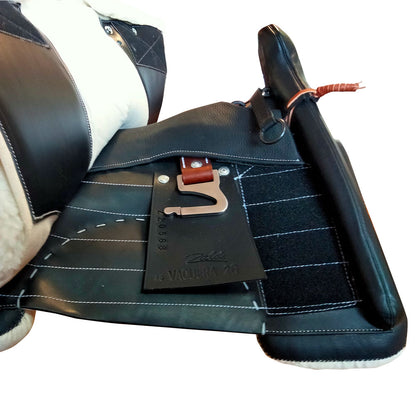 Silla Zaldi VAQUERA 2G detalle armadura fibra ergonómica baste D3 baticola T+T