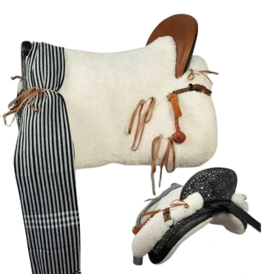 SILLA ZALDI C. VAQUERA REPUJADA (COMPLETA) - Tienda Hípica Online | D’Hispania ®
