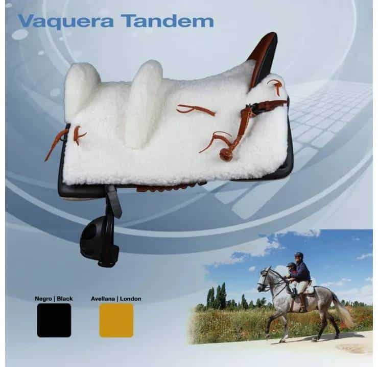 Zaldi Machine Silla Zaldi Vaquera Tándem Completa Adulto Niño 30kg - Tienda Hípica D ...