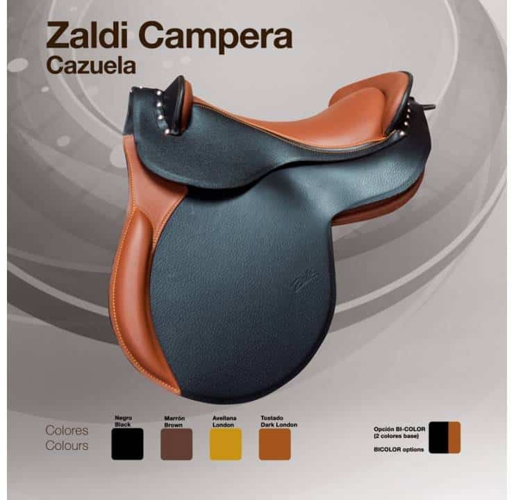 SILLA ZALDI CAMPERA CAZUELA - Joya Tradición Ecuestre Doma Vaquera Auténtica Española - Tienda Hípica Online | D’Hispania ®