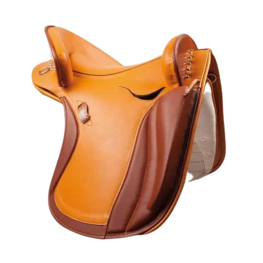 SILLA ZALDI CAMPERA RONDA - Elegancia Doma Campera Pieles Europeas Crupón Boxcalf Premium - Tienda Hípica Online | D’Hispania ®