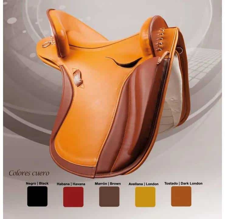 SILLA ZALDI CAMPERA RONDA - Elegancia Doma Campera Pieles Europeas Crupón Boxcalf Premium - Tienda Hípica Online | D’Hispania ®