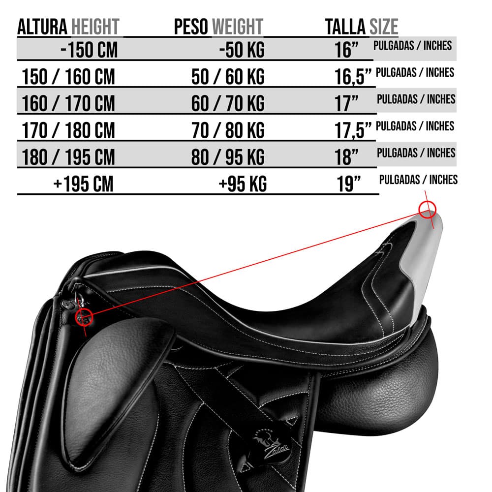 SILLA ZALDI DOMA DRIM ATLANTA - Tienda Hípica Online | D’Hispania ®