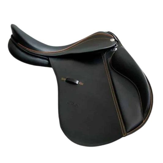 SILLA ZALDI DOMA ROYAL DOMA DELUXE - Iniciación Doma Clásica Rodillera Exterior Tecnología Avanzada - Tienda Hípica Online | D’Hispania ®