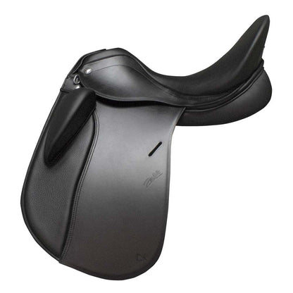 Silla de doma Zaldi Royal Profunda TM de la marca D'Hispania, silla inglesa de doma clásica con acabado elegante y asiento profundo.