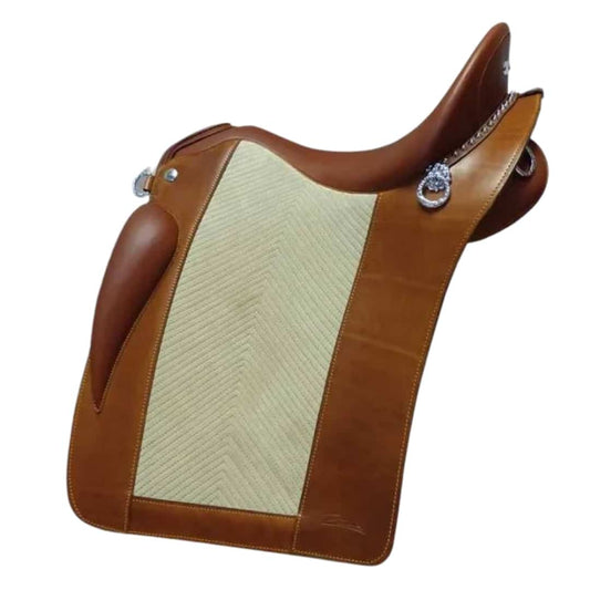 SILLA ZALDI P. ESCOLA PORTUGUESA PLANA - Estética Auténtica Portuguesa Piel Europea 6 Tallas - Tienda Hípica Online | D’Hispania ®