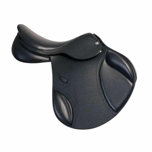 SILLA ZALDI SALTO ROYAL EVENT - Rodilleras Exteriores Armadura Ajustable Tecnología Avanzada - Tienda Hípica Online | D’Hispania ®