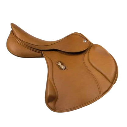 Silla de salto ZALDI Salto Sabba para equitación, ligera y funcional, diseñada para disciplinas hípicas, en color negro con detalles resistentes.