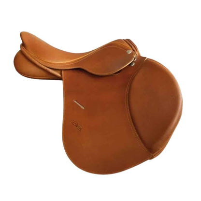 Silla de salto ZALDI Topjump para equitación, diseñada para alto rendimiento, con estructura resistente y asiento cómodo.