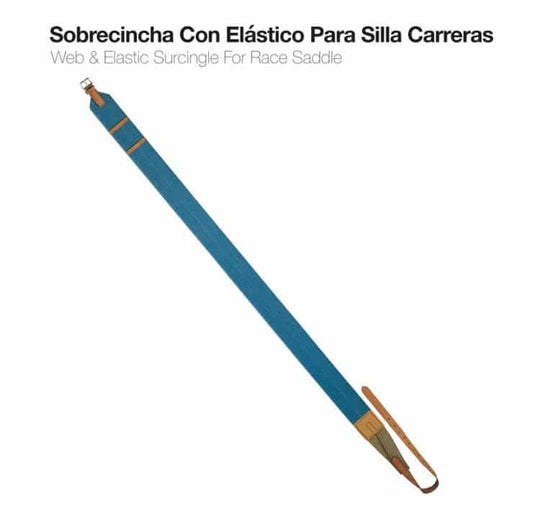 SOBRECINCHA CON ELÁSTICO PARA SILLA CARRERAS - Tienda Hípica Online | D’Hispania ®