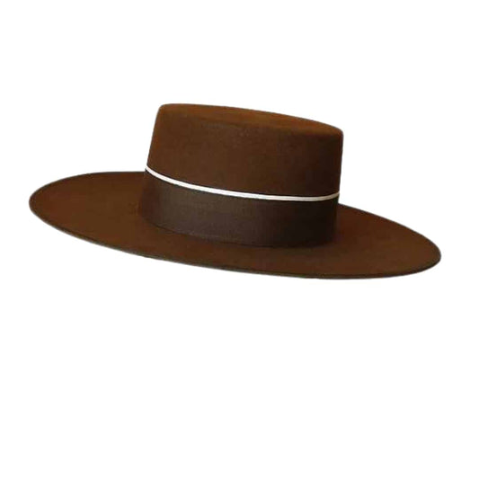 SOMBRERO CAÑERO  MARRON DE PRIMERA CALIDAD - Tienda Hípica Online | D’Hispania ®