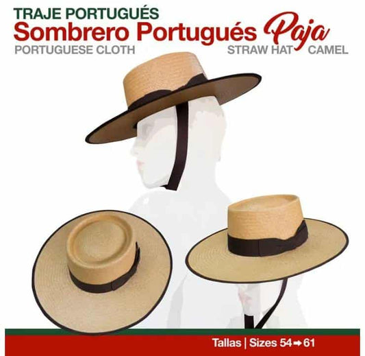 SOMBRERO PORTUGUÉS PAJA - Tienda Hípica Online | D’Hispania ®