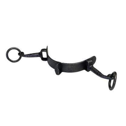 Serreta de muserola de fragua sin dientes 2 pilares, chapa 3 mm - Tienda Hípica Online | D’Hispania ®