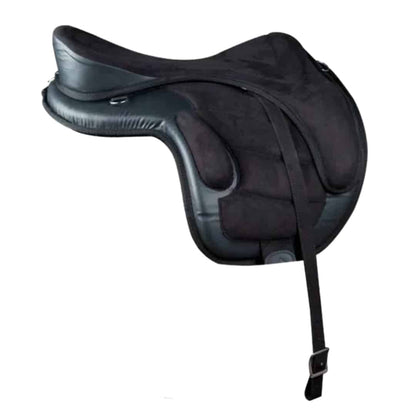 Silla de montar a caballo Endurance Freemax 17.5 pulgadas sin armadura, adaptable y universal, para equitación.
