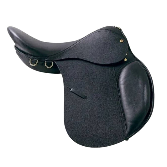 Silla Inglesa Kings 2024 - Uso General Cuero Negro Premium - Tienda Hípica Online | D’Hispania ®
