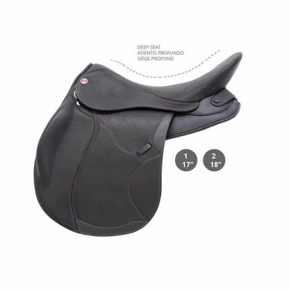 Silla Kieffer Bern - Uso General para Caballos Anchos y Lomo Corto - Tienda Hípica Online | D’Hispania ®