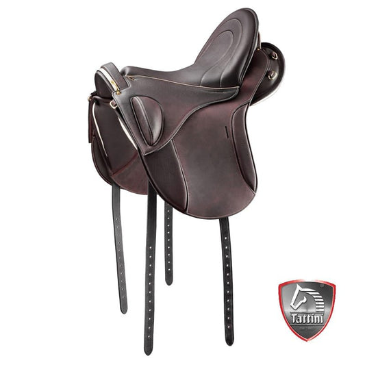 Silla Trekking Brighton Marrón 2024 - Asiento Flotante Acolchado - Tienda Hípica Online | D’Hispania ®