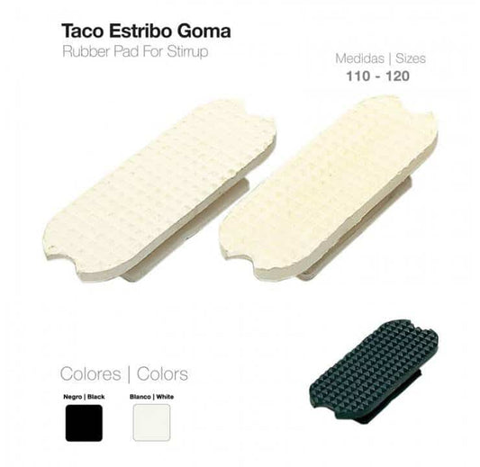 TACO ESTRIBO GOMA 21108R PAR - Tienda Hípica Online | D’Hispania ®