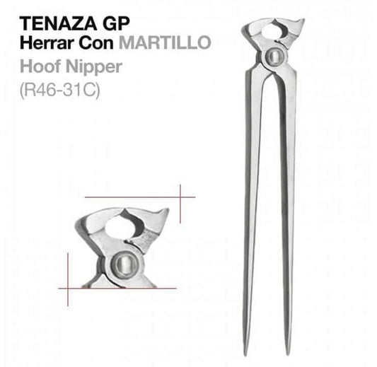 TENAZA GP HERRAR CON MARTILLO R46-31C - Tienda Hípica Online | D’Hispania ®