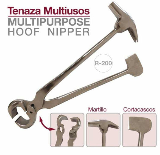 TENAZA MARTILLO CORTACASCO MULTIUSO R-200 - Tienda Hípica Online | D’Hispania ®