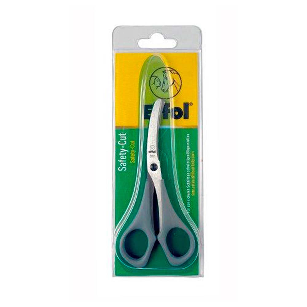 TIJERA CURVA INOX EFFOL SAFETY CUT - Tienda Hípica Online | D’Hispania ®