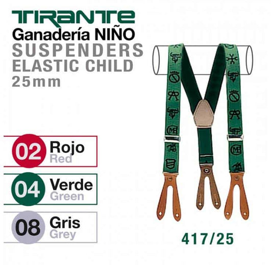 TIRANTE GANADERÍA NIÑO 417/25 - Tienda Hípica Online | D’Hispania ®