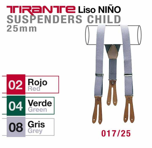 TIRANTE LISO NIÑO 017/25 - Tienda Hípica Online | D’Hispania ®