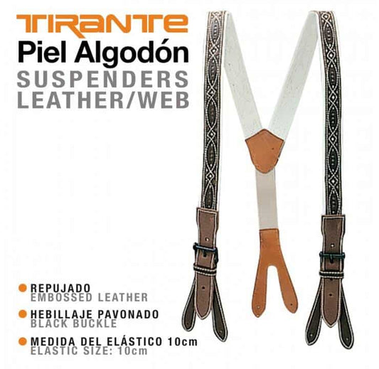 TIRANTE PIEL ALGODÓN 1900/30 - Tienda Hípica Online | D’Hispania ®