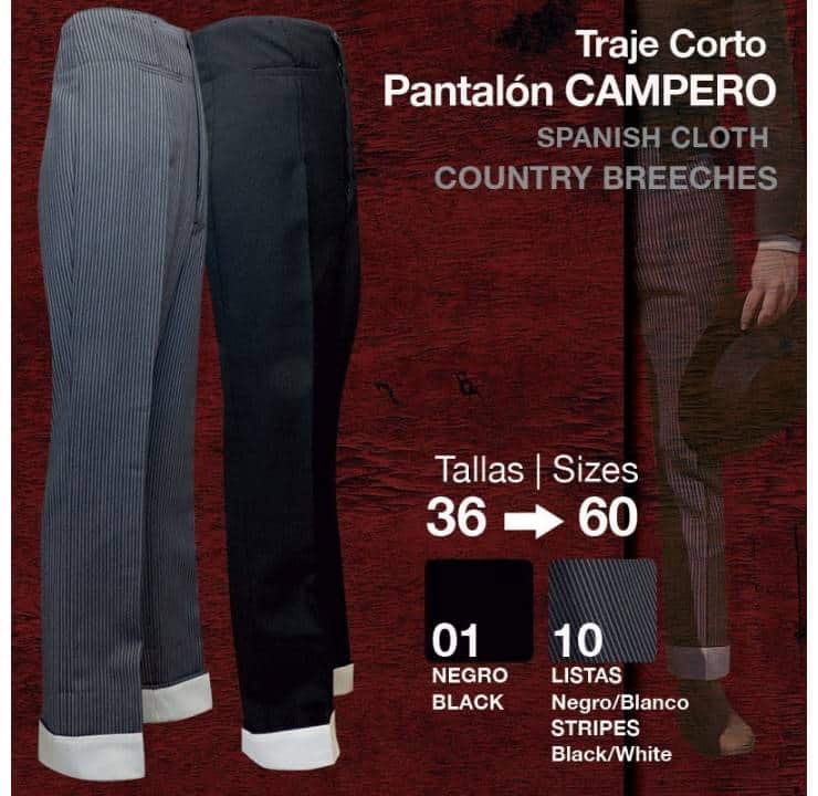 TRAJE CORTO PANTALÓN CAMPERO - Tienda Hípica Online | D’Hispania ®