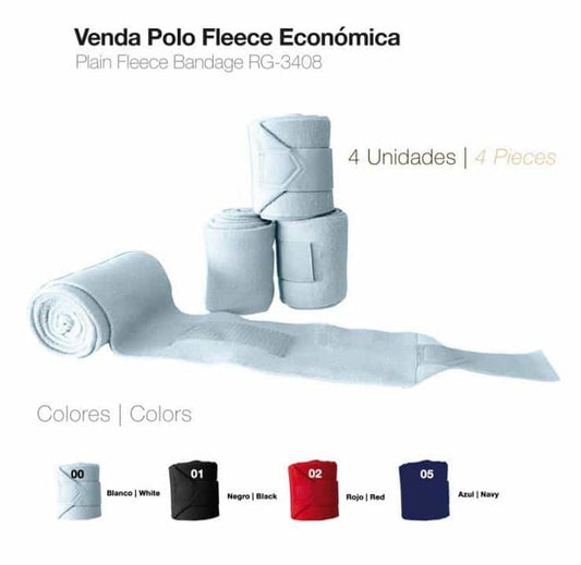 VENDA POLO FLEECE ECO. 3408 4 unidades - Tienda Hípica Online | D’Hispania ®