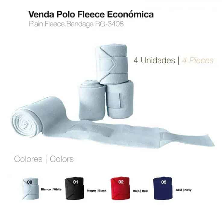 VENDA POLO FLEECE ECO. 3408 4 unidades - Tienda Hípica Online | D’Hispania ®