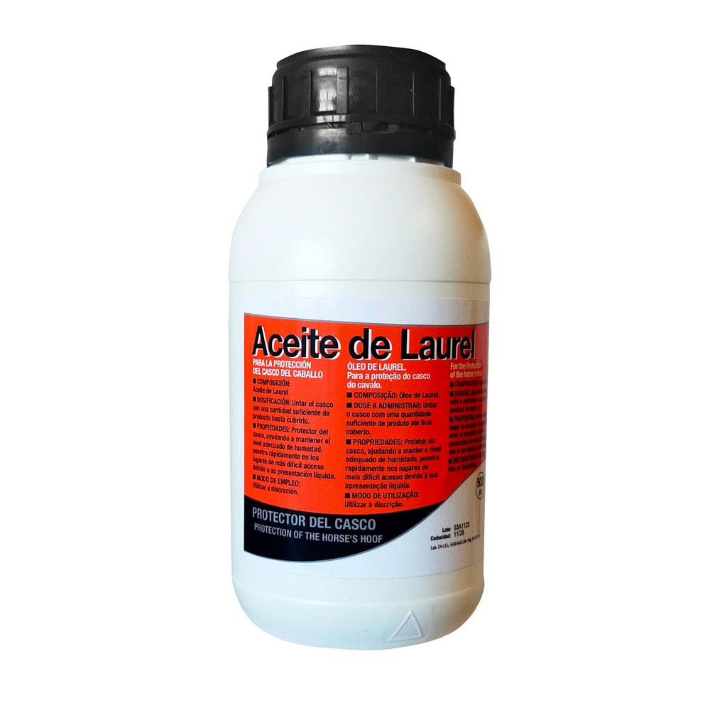 ZALDI ACEITE DE LAUREL PARA CASCO 0.5 litro - Tienda Hípica Online | D’Hispania ®
