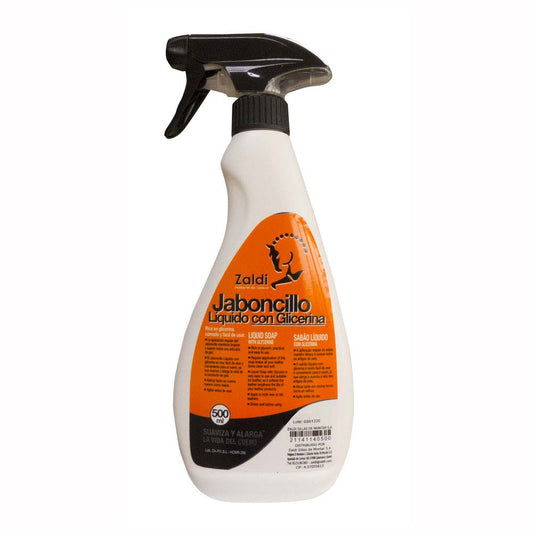 ZALDI JABONCILLO LÍQUIDO CON GLICERINA 0.5 litros - Tienda Hípica Online | D’Hispania ®