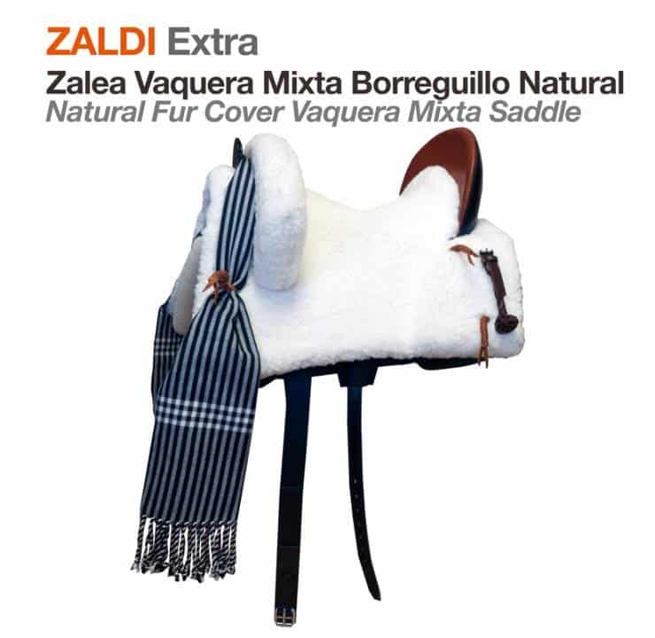 ZALEA ZALDI EXTRA VAQUERA MIXTA BORREGUILLO NATURAL - Tienda Hípica Online | D’Hispania ®