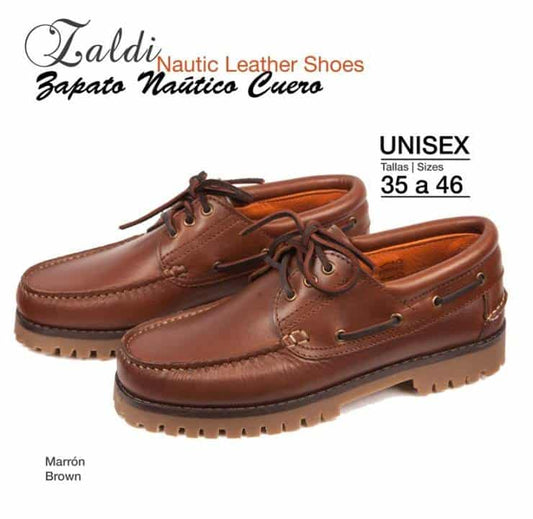 ZAPATO NAÚTICO CUERO ZALDI 5121 - Tienda Hípica Online | D’Hispania ®