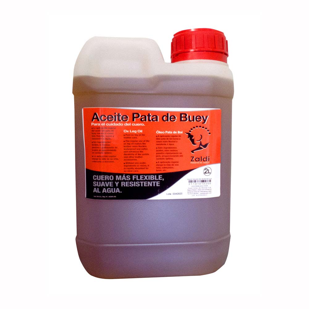 Zaldi Aceite Pata de Buey - Cuidado Premium Cuero Múltiples Tamaños - Tienda Hípica Online | D’Hispania ®